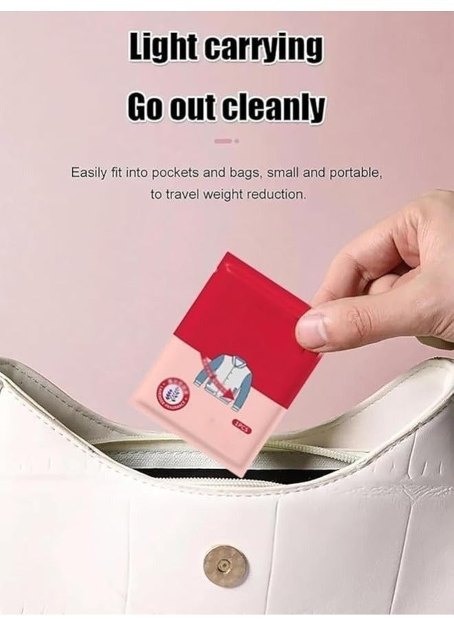 مناديل مبللة لإزالة بقع الملابس - قوية، سهلة الاستخدام، كبيرة الحجم، مغلفة بشكل فردي، تزيل بقع الطعام والشراب والأوساخ، لا تترك أي بقايا، 20 منديلًا - Image 5